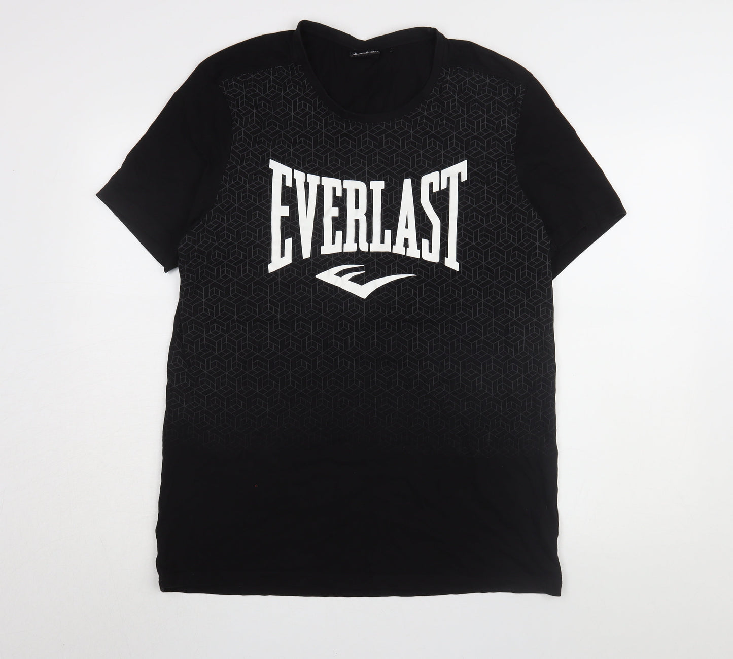 Everlast Men's Black XL Cotton Logo T-Shirt New