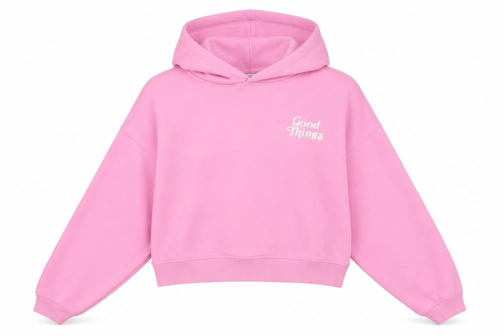 FB Womens Sister Pink Pullover Hoodie - Size S