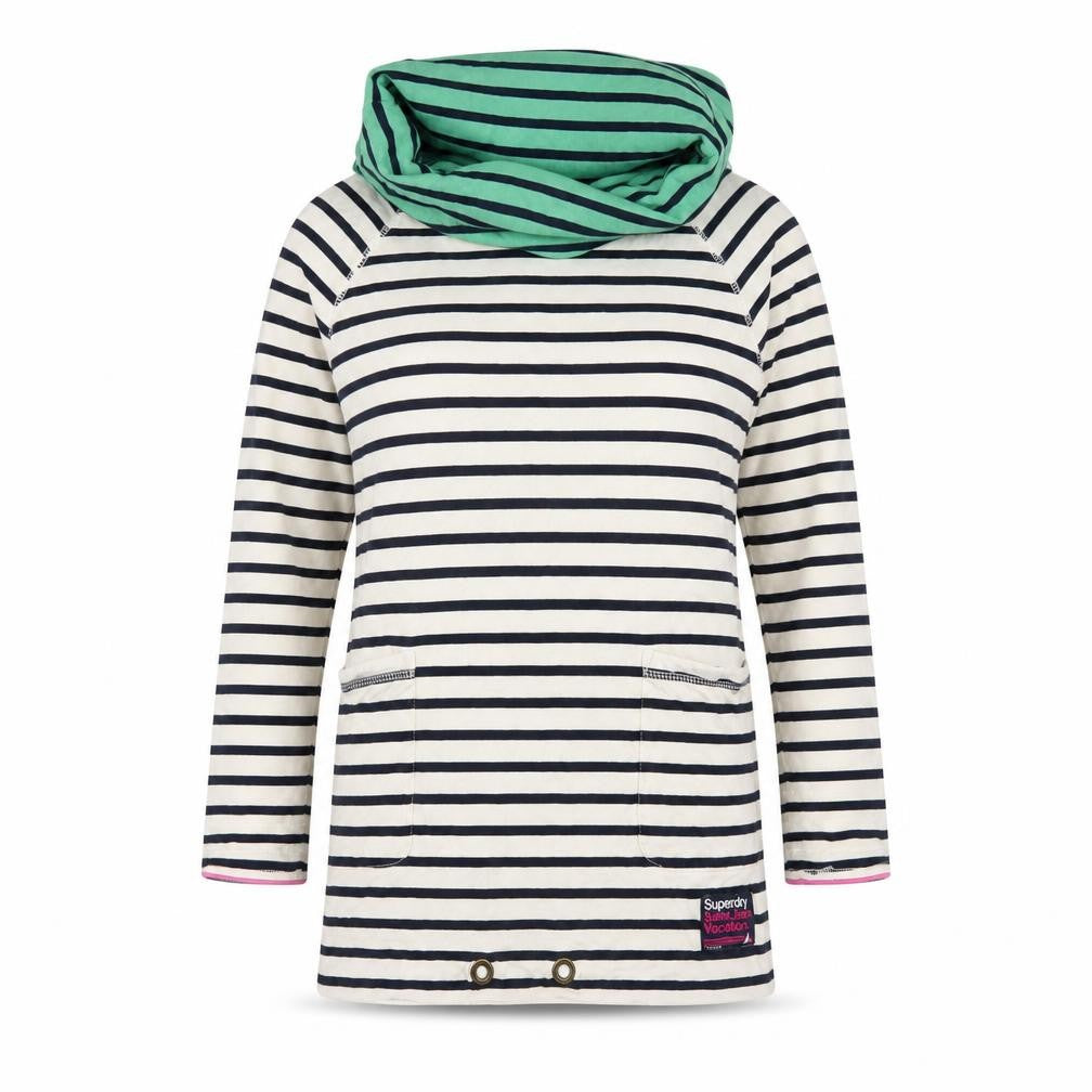 Womens UK XS Relaxed Superdry Multicoloured Tunic Tight-Knit
