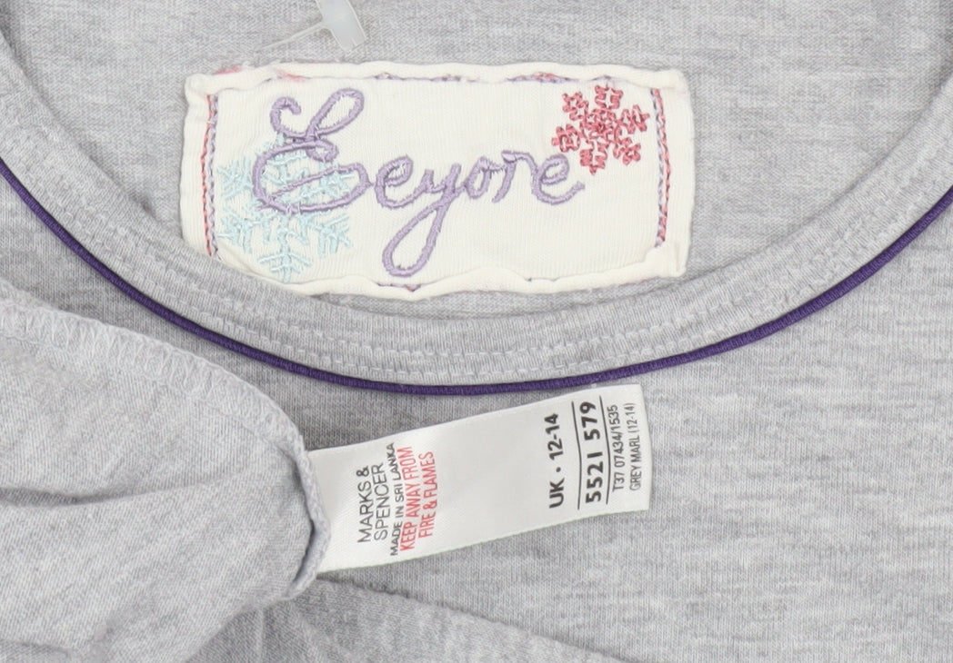 Marks and Spencer Grey Disney Nightshirt, Teen Size 12