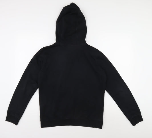 Nike Men's Black Pullover Hoodie, Size S, Lightweight Jersey