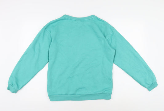 Disney Boys Blue Pullover Sweatshirt 12-13 Years Mickey Design