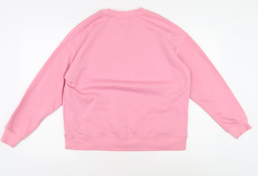 Disney Women's Pink Minnie Mouse Sweatshirt Size 10/12