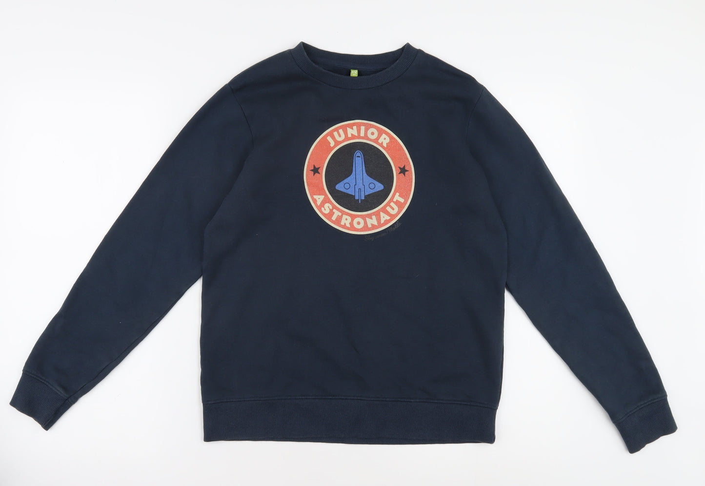 Teemill Boys Space Blue Sweatshirt 11-12 Years Pullover