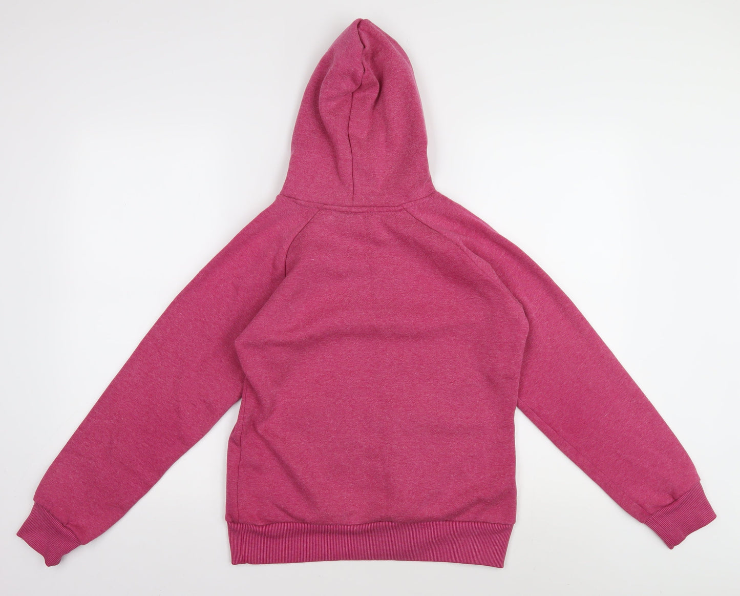 Lonsdale Women's Pink Pullover Hoodie, Long Sleeve, Size 10