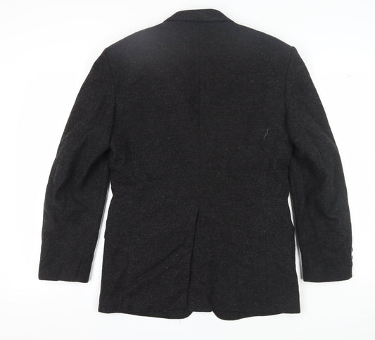Classic Man Collection Men's Black Wool Blazer Size 38