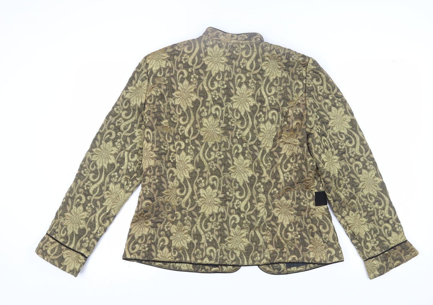 Prophecy Women's Gold Blazer, Size 12, Vintage Style