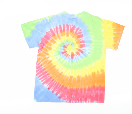 Disney Unisex Multicoloured Tie-Dye T-Shirt M