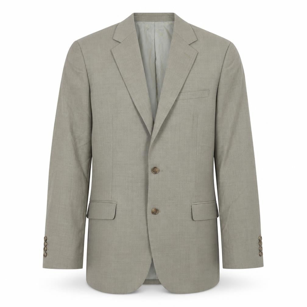 Styleworks Men’s Beige Blazer, Size 40L Tall, Formal