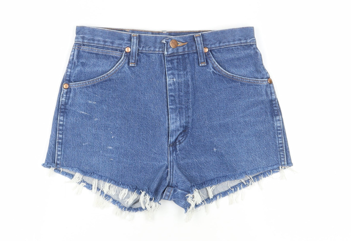 Wrangler Women's Blue Denim Cut-Off Shorts XS