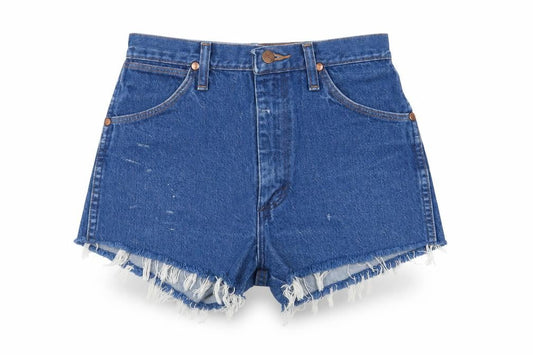 Wrangler Women's Blue Denim Cut-Off Shorts XS