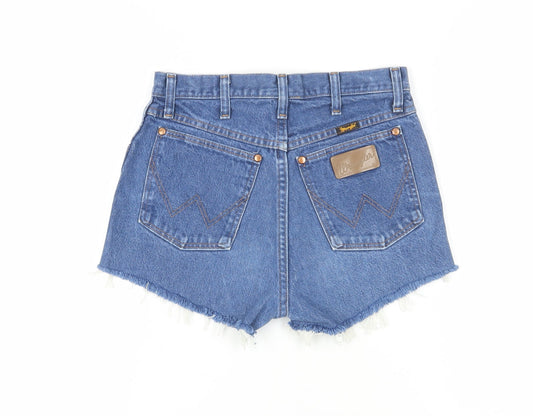Wrangler Women's Blue Denim Cut-Off Shorts XS