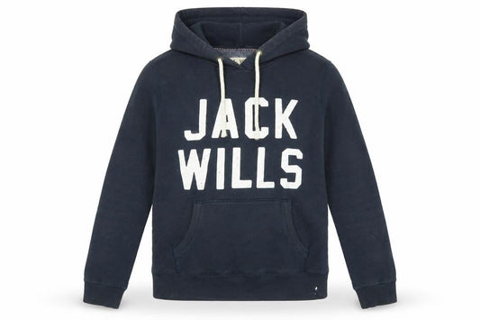 Womens UK 8 Regular Jack Wills Black Pullover Hoodie
