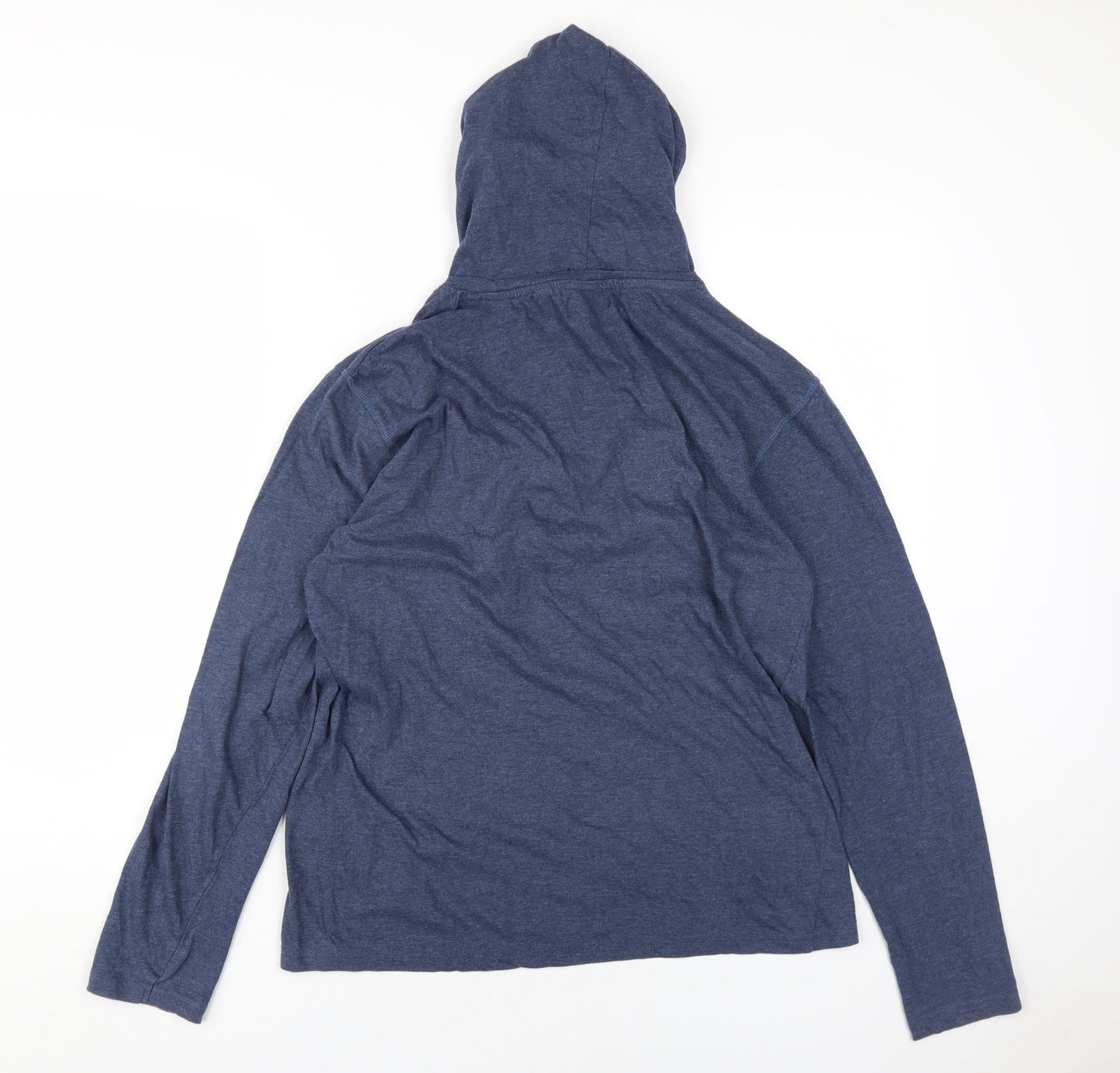 Brave Soul Unisex Blue Pullover Hoodie M