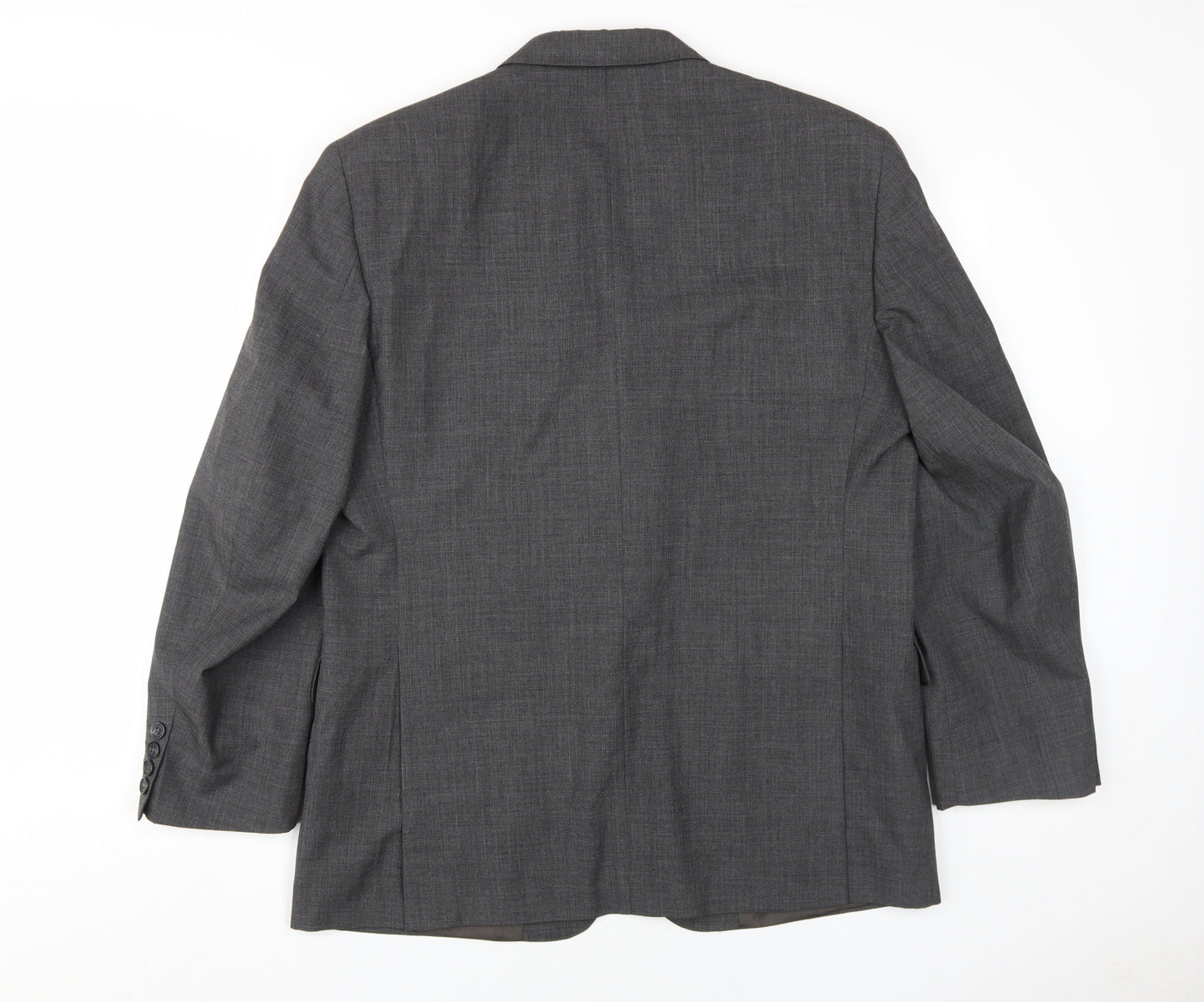 DAKS Men's Grey Wool Blazer 42S Classic