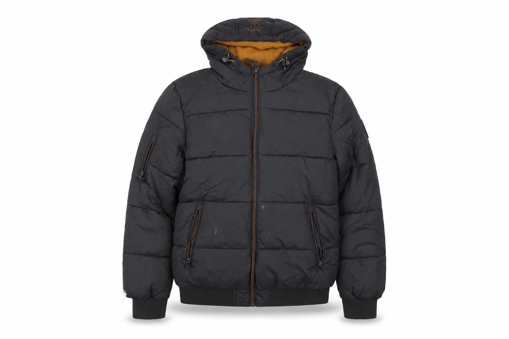 Ripstop Womens Black Puffer Jacket XL Winter Casual