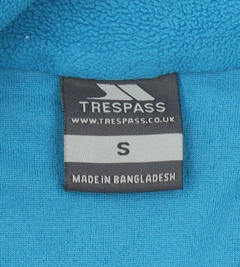 Trespass Women's Blue Henley Sweatshirt, Size S, Perfect for Outdoors