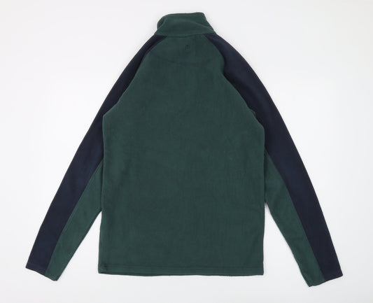 Mountain Warehouse Men’s Green Fleece Sweatshirt XS