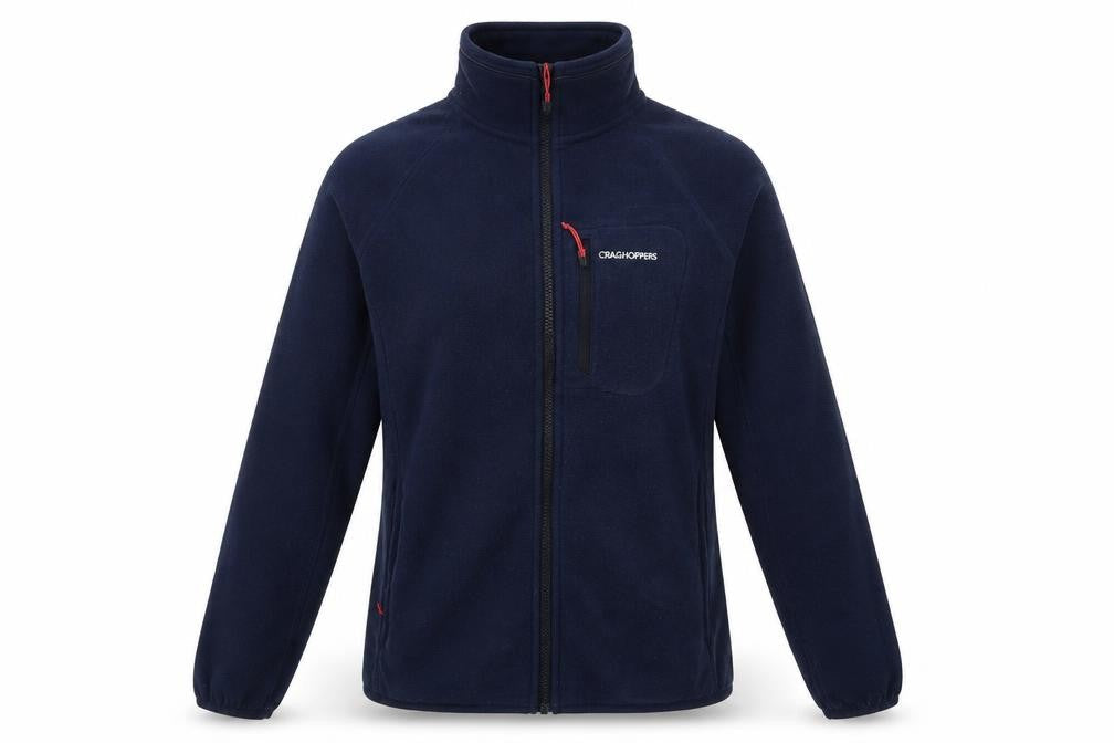 Womens UK 8 Regular Craghoppers Blue Full Zip Sweatshirt