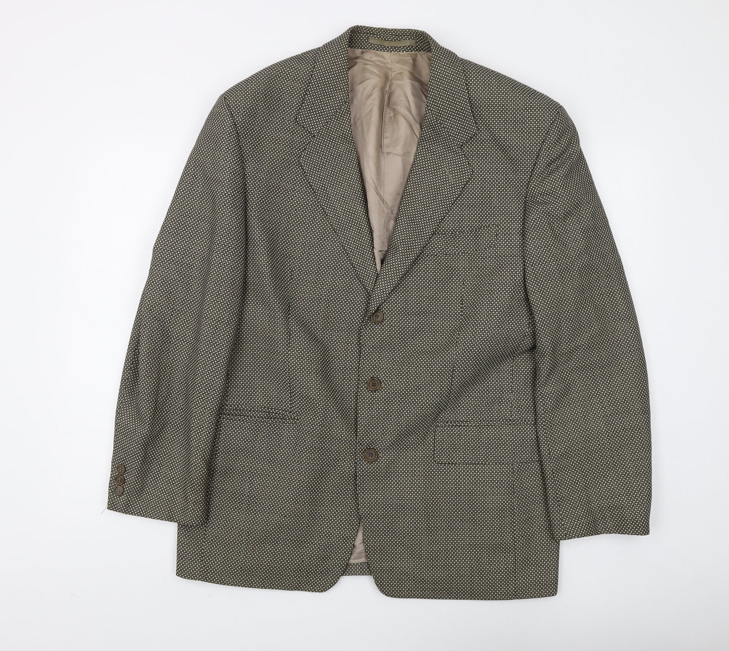 Van Gils Men's Brown Wool Blazer, Size 38R, Excellent