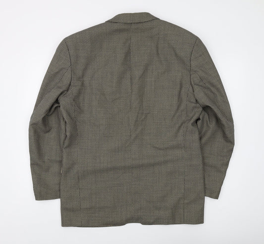Van Gils Men's Brown Wool Blazer, Size 38R, Excellent