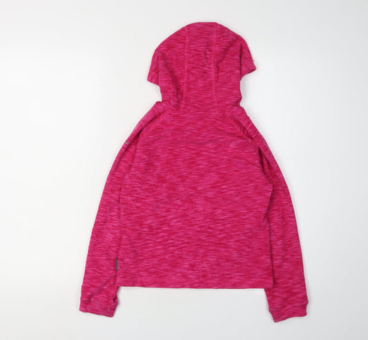 Trespass Girls Pink Pullover Hoodie - Size 7-8 Years