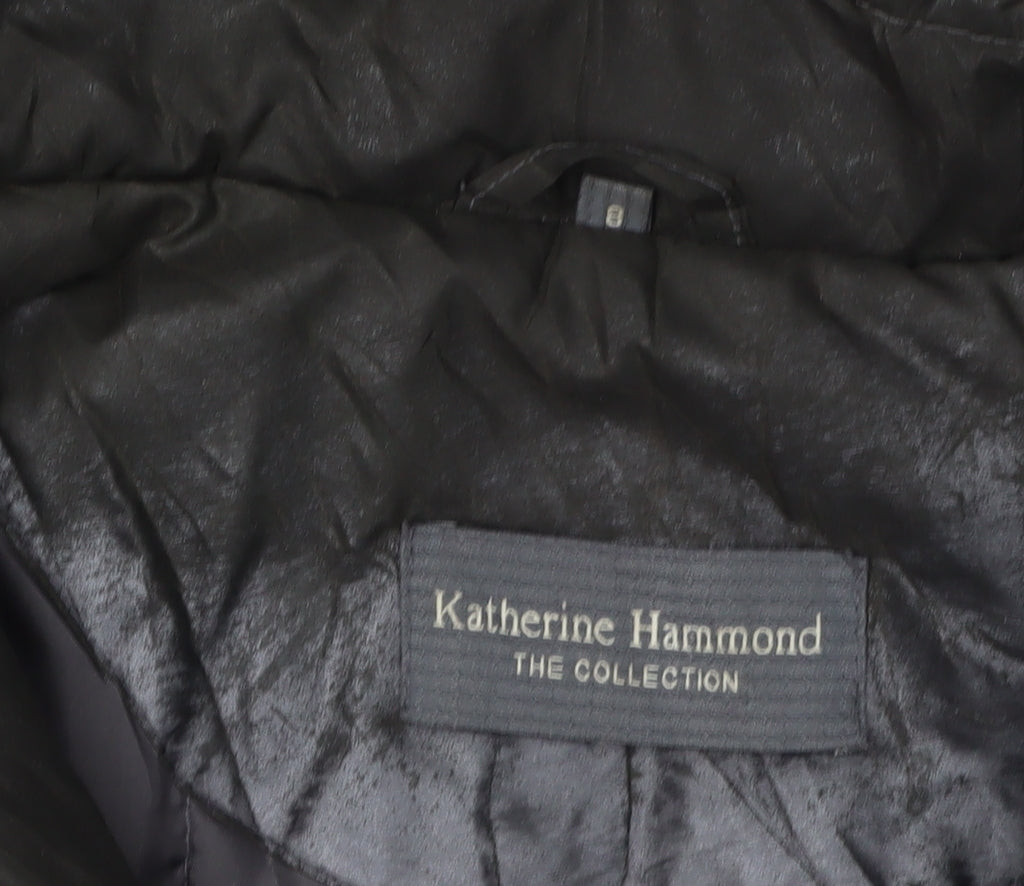 Katherine Hammond Women's Black Parka Jacket S