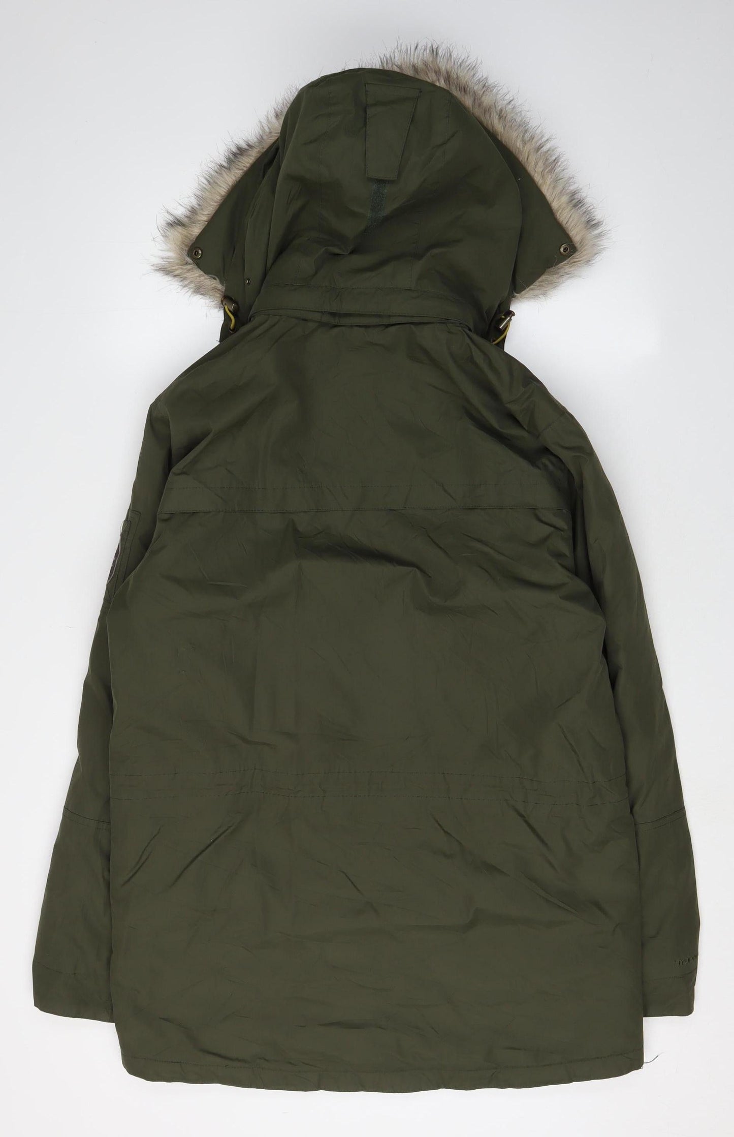 Regatta Womens Green Parka with Fur Trim S