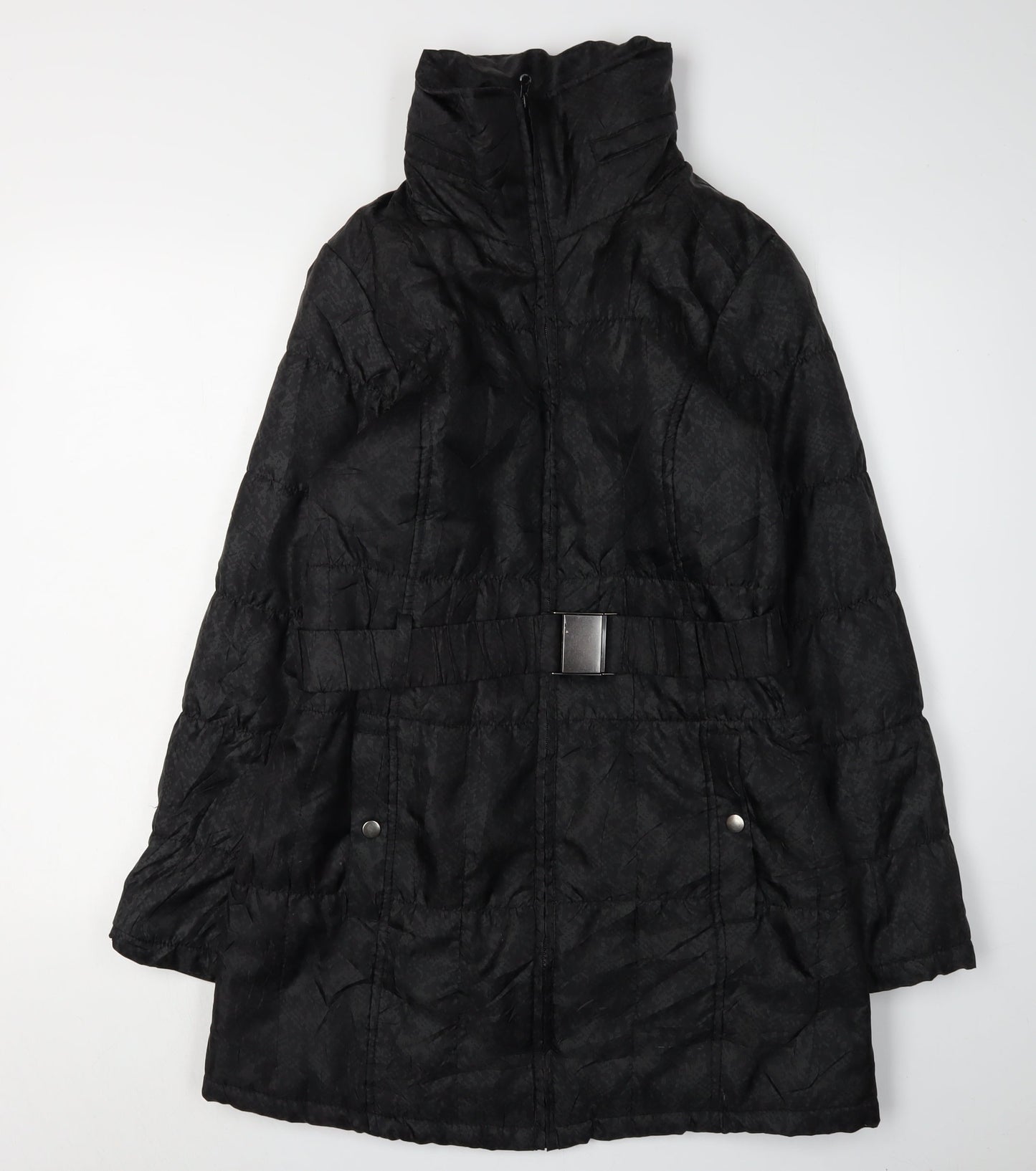 Marks and Spencer Women's Black Puffer Jacket - M