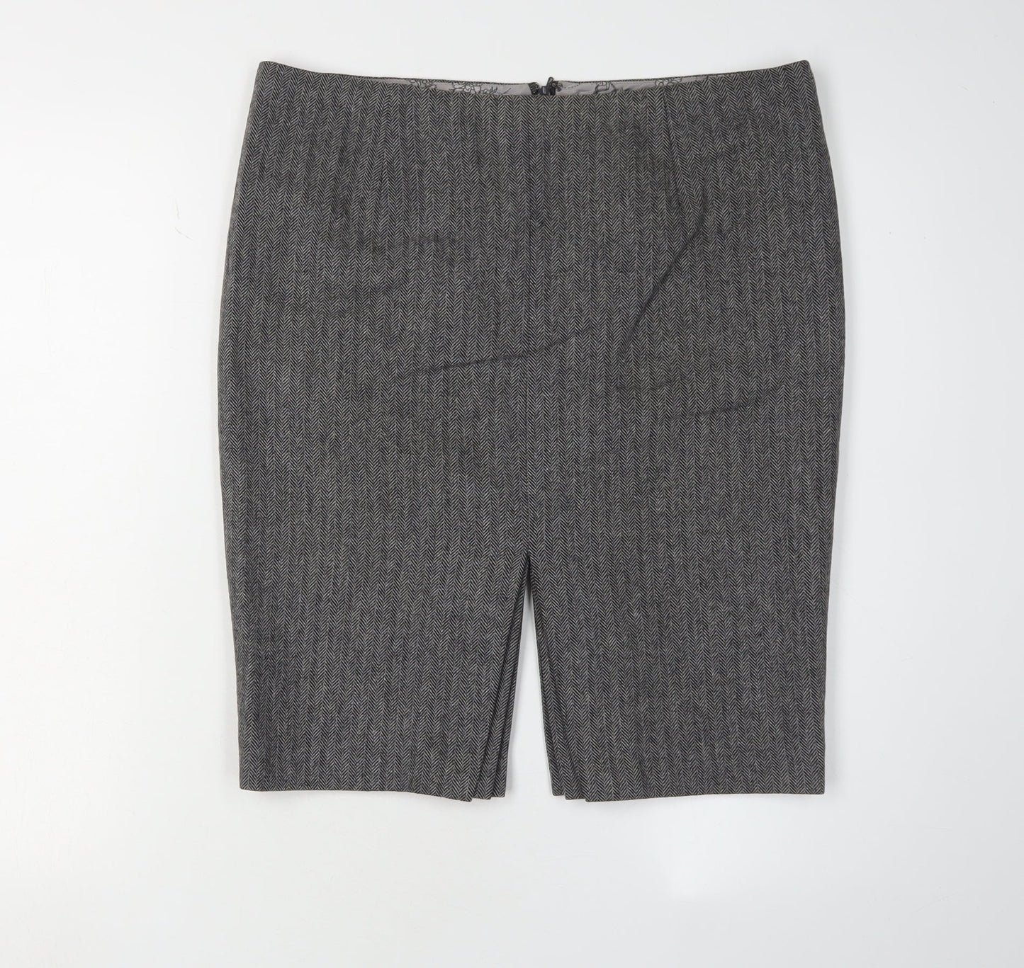 Ted Baker Women’s Grey Pencil Skirt, Size 10, Workwear Chic