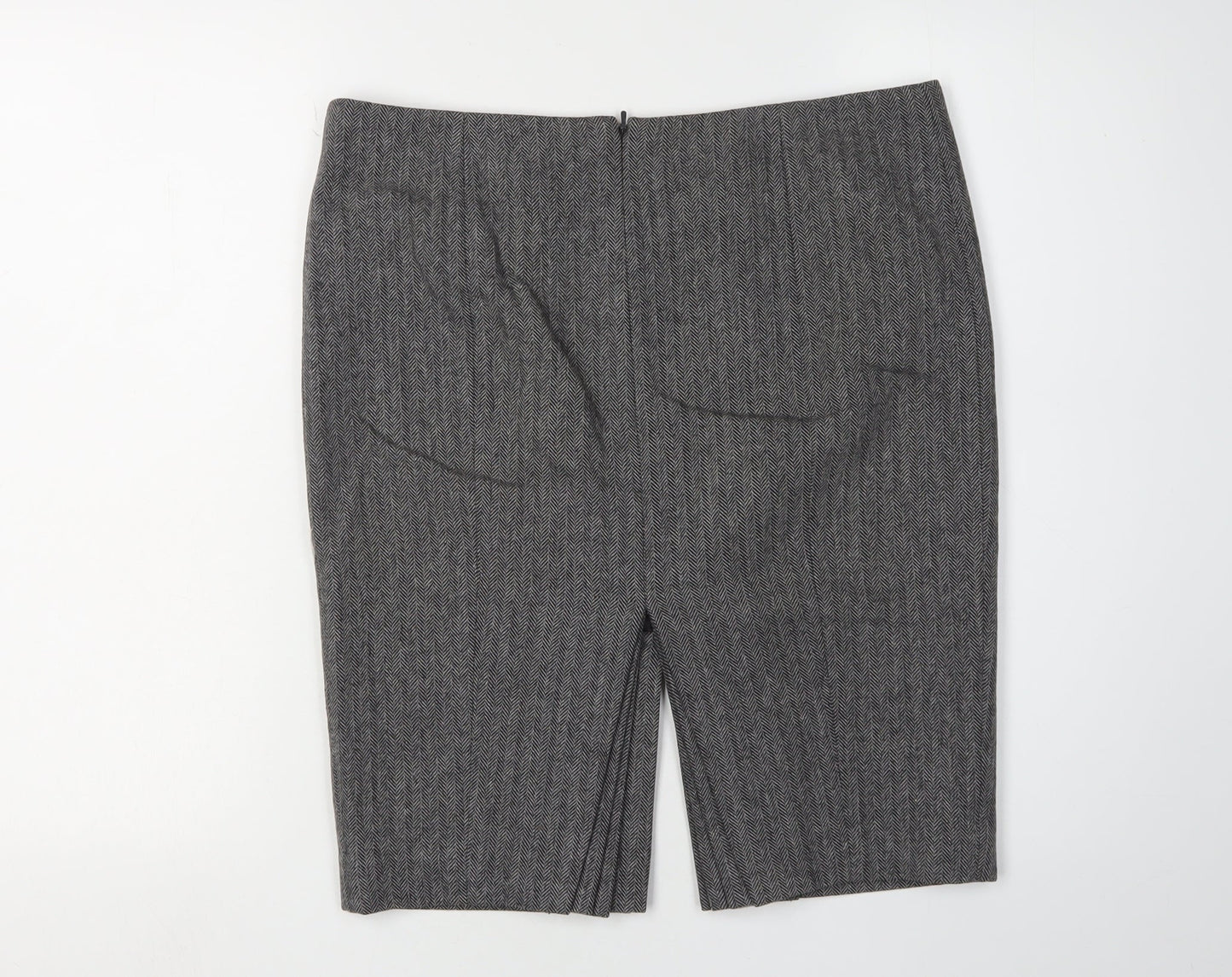 Ted Baker Women’s Grey Pencil Skirt, Size 10, Workwear Chic