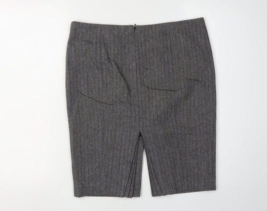 Ted Baker Women’s Grey Pencil Skirt, Size 10, Workwear Chic