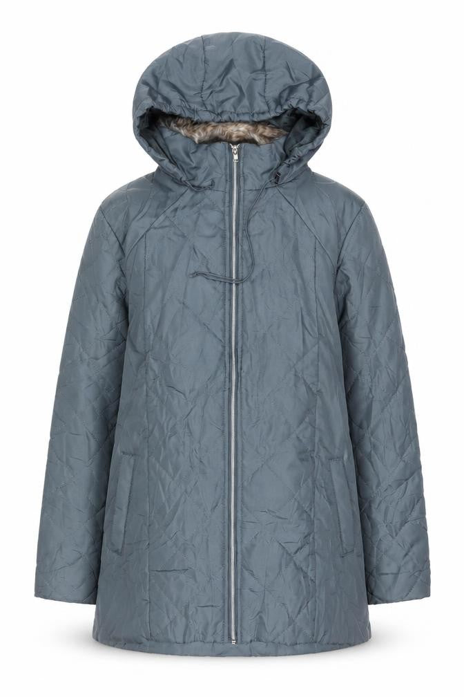 Anne De Lancay Women's Grey Puffer Jacket M