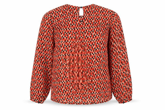 Womens UK Size XS Benetton Multicoloured Polyester Blouse