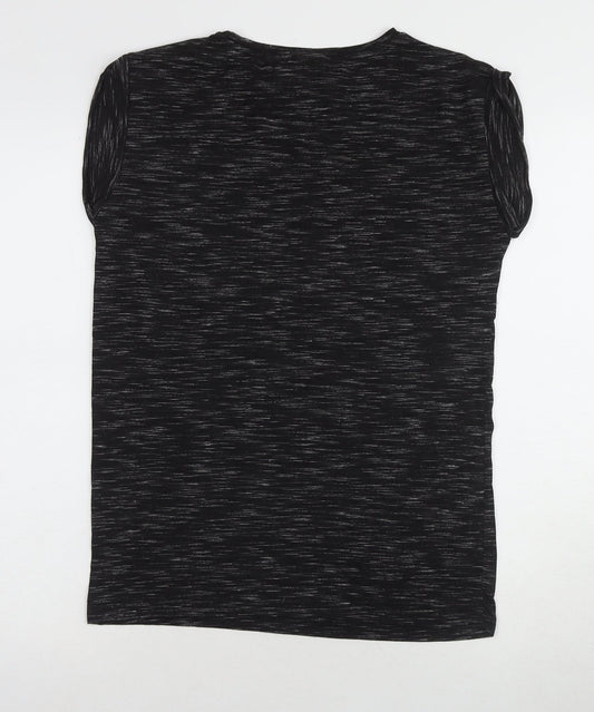 Disney Black Sleeveless T-Shirt, Size 8