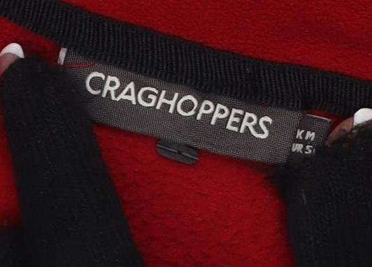 Craghoppers Men's Red 1/4 Zip Fleece Sweatshirt M