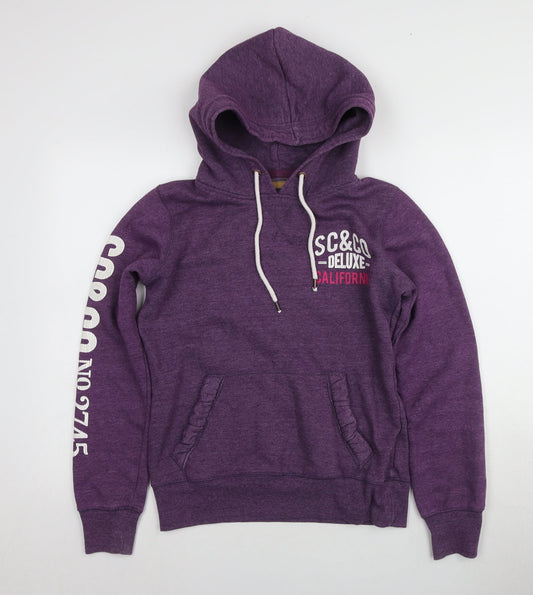 SoulCal Women's Purple Pullover Hoodie Size 8