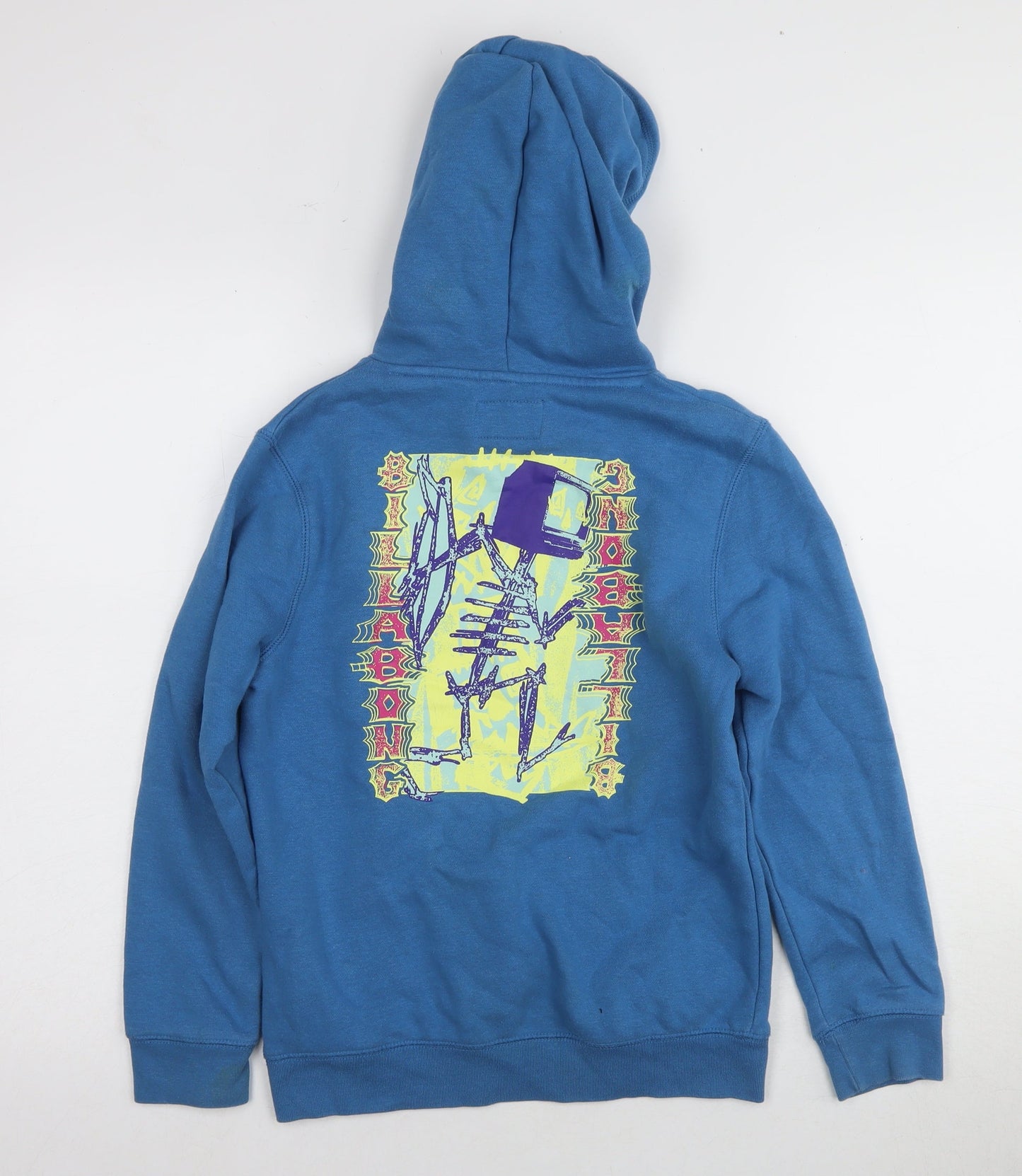 Billabong Boys Blue Graphic Pullover Hoodie M