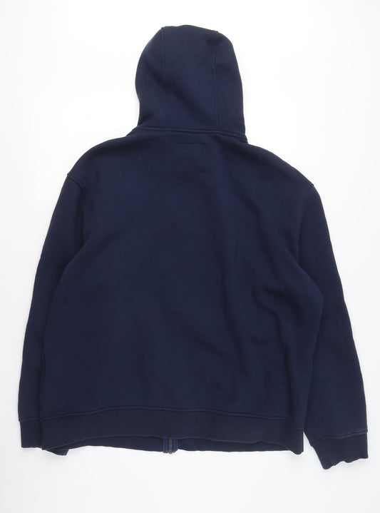 Michael Kors Men's Blue Full Zip Hoodie 2XL