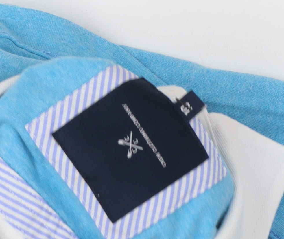 Gant Unisex Blue Polo Shirt in Size L - Casual Basic