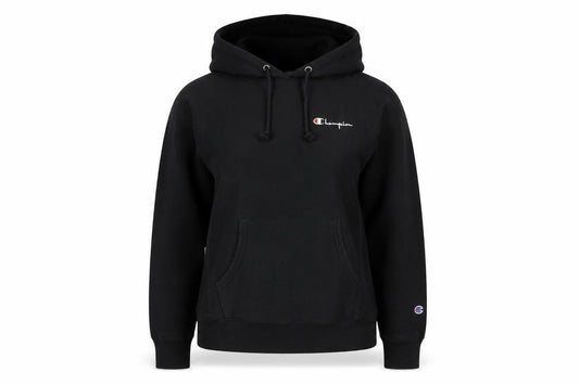 Unisex Adults UK S Regular Champion Black Pullover Hoodie