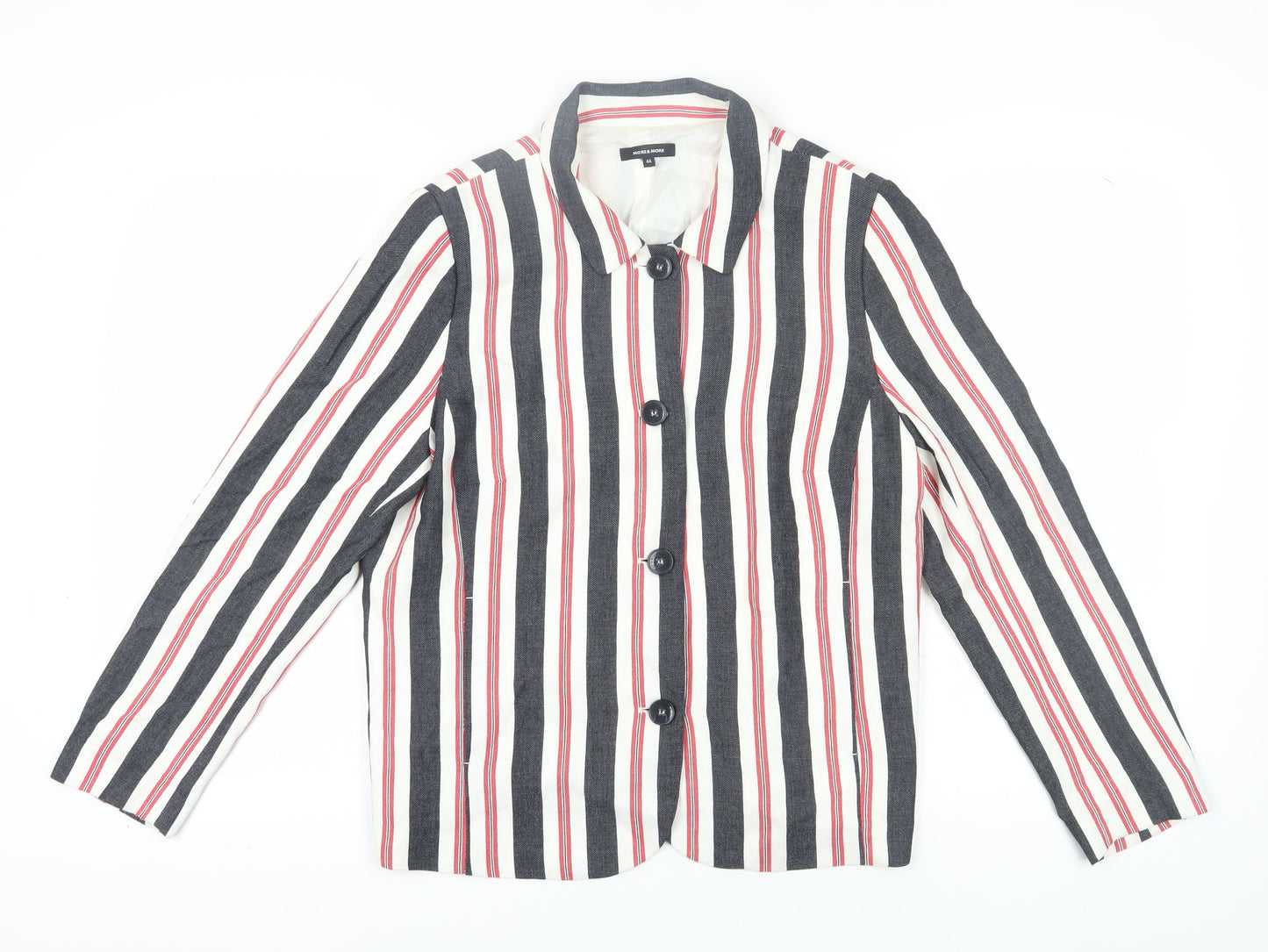 More & More Women's Striped Suit Jacket, Size 18, Multicoloured