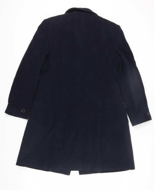 Jones New York Women's Black Wool Pea Coat Size 14