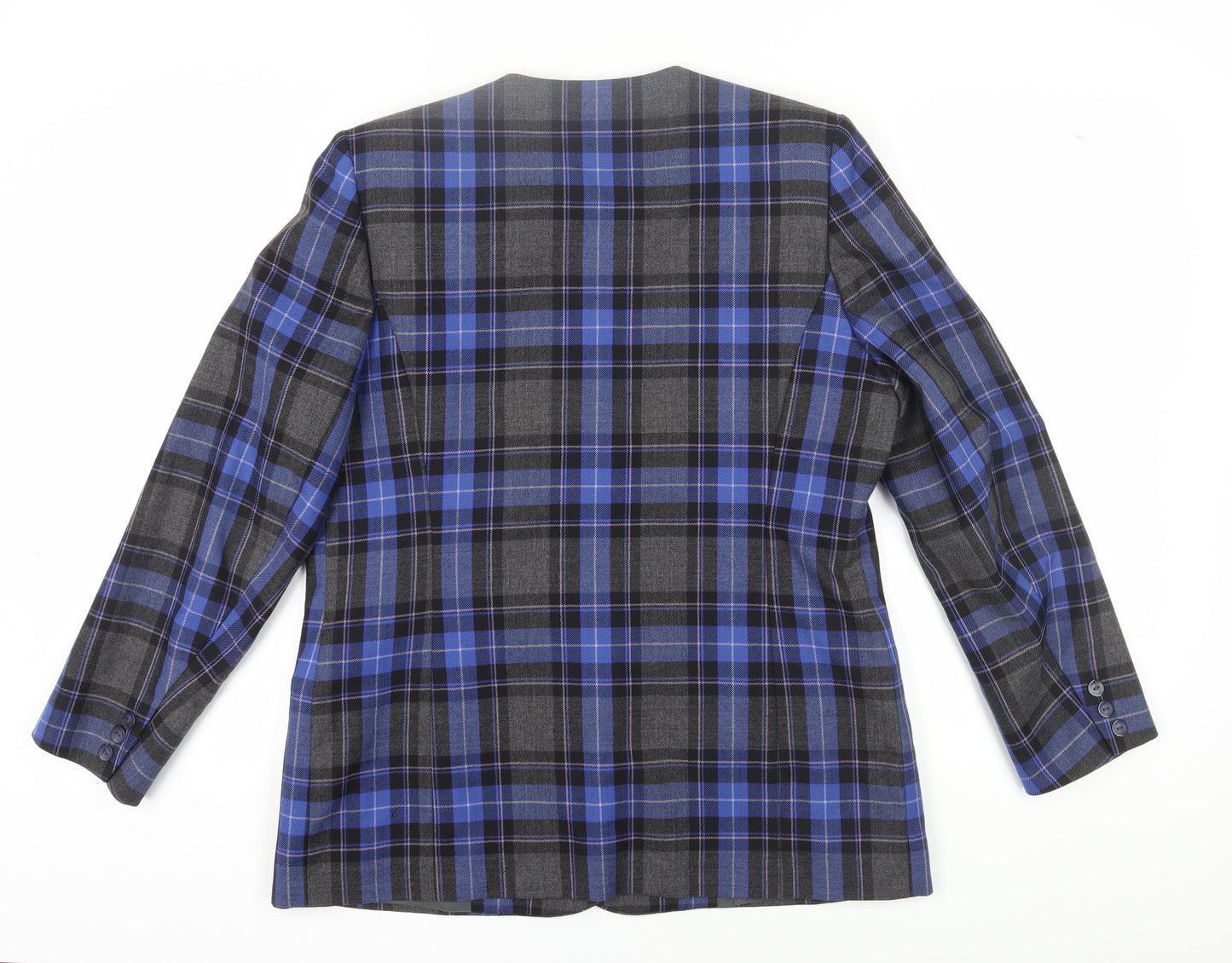 Alexon Women’s Blue Plaid Blazer Size 14