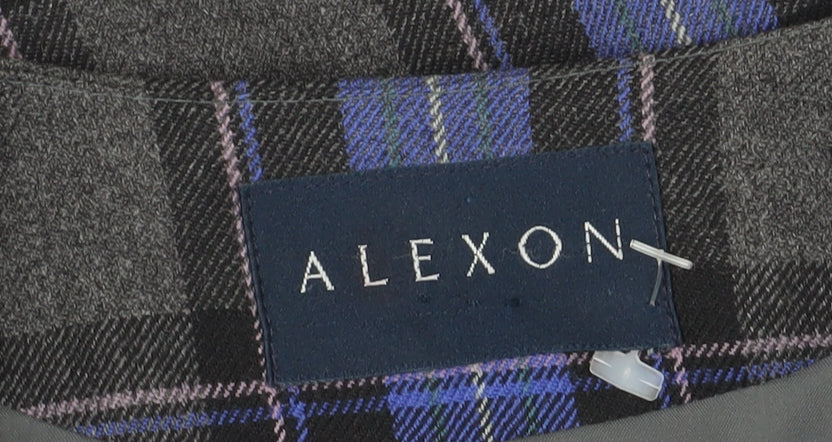 Alexon Women’s Blue Plaid Blazer Size 14