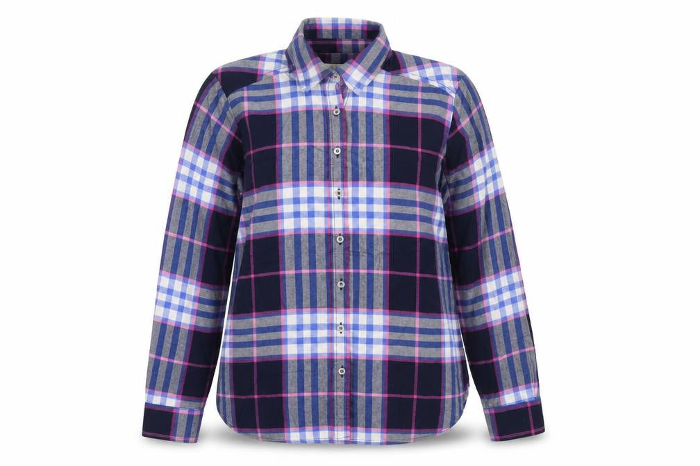 Womens UK Size XS LOFT Multicoloured Cotton Button-Up