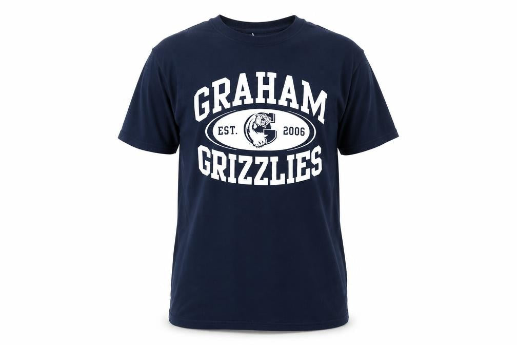 Gildan Men's Blue Graphic Print Performance T-Shirt M