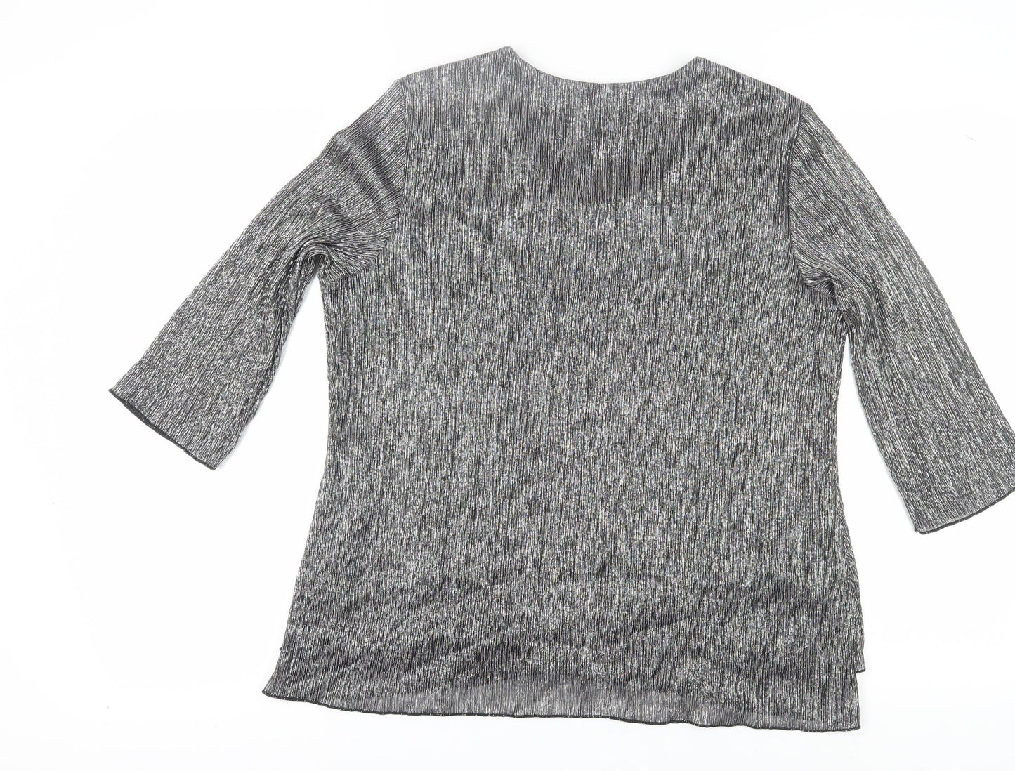 Christopher & Banks Women's Silver Petite XL Blouse