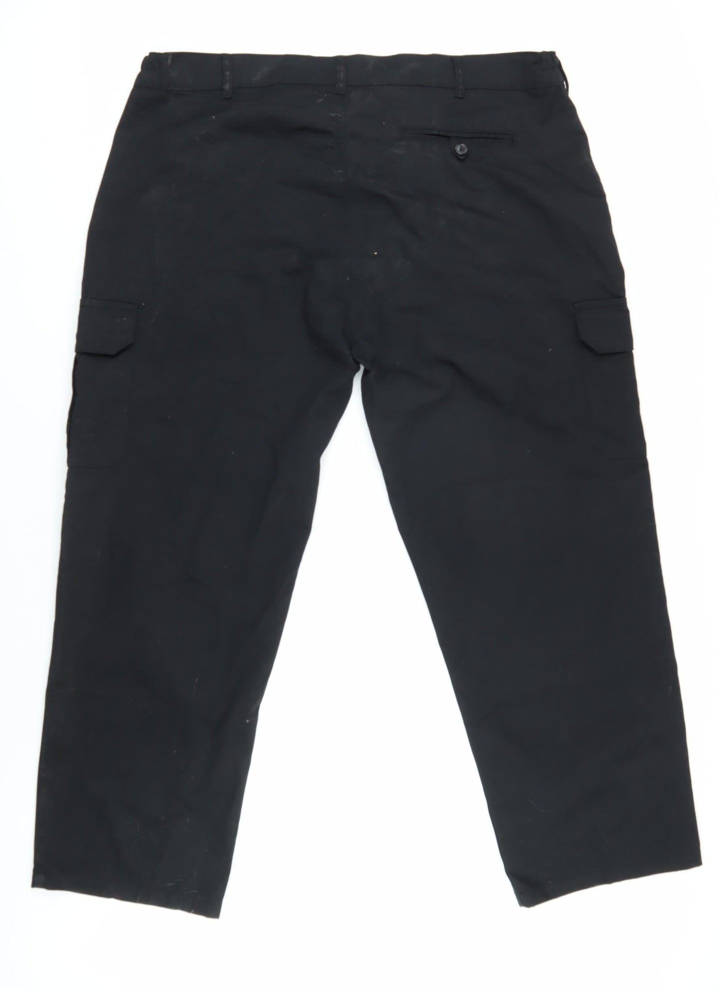 Black Knight Men's Black Khakis Trousers - Size 16