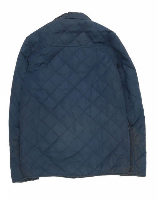 Firetrap Men's XS Blue Quilted Jacket - Casual & Warm